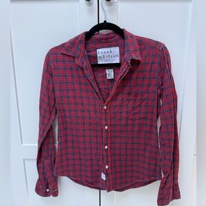 Frank & Eileen Red and Blue Checkered Shirt